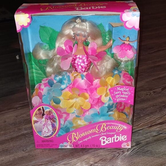 Vintage Barbie Blossom Beauty Doll w Magical Fairy Sprinkles Glitter (1996)
